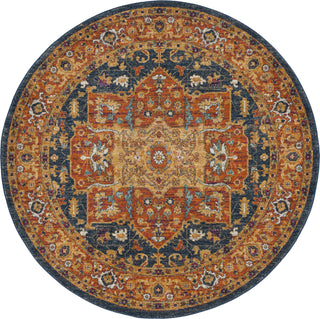 Safavieh Evoke EVK275C Blue/Orange Area Rug 