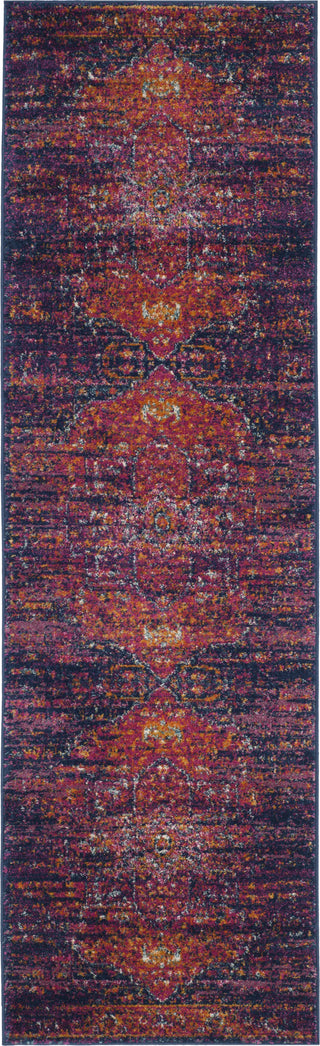 Safavieh Evoke EVK275F Blue/Fuchsia Area Rug 