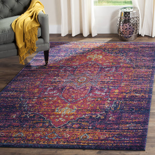 Safavieh Evoke EVK275F Blue/Fuchsia Area Rug 