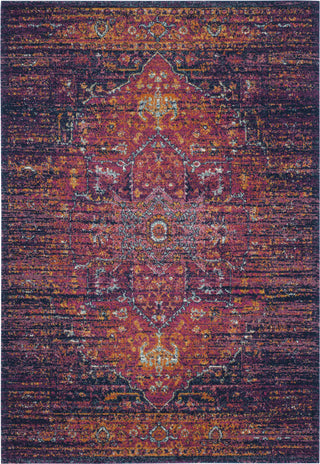 Safavieh Evoke EVK275F Blue/Fuchsia Area Rug main image