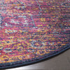 Safavieh Evoke EVK275F Blue/Fuchsia Area Rug 