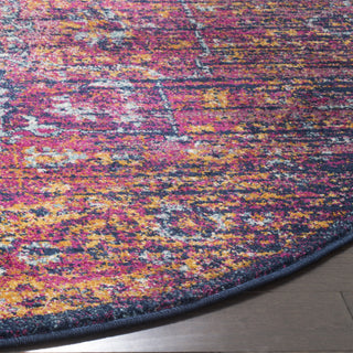 Safavieh Evoke EVK275F Blue/Fuchsia Area Rug 