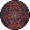 Safavieh Evoke EVK275F Blue/Fuchsia Area Rug 