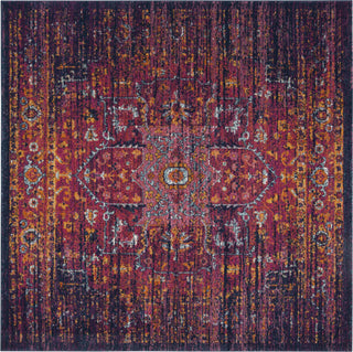 Safavieh Evoke EVK275F Blue/Fuchsia Area Rug 