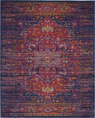 Safavieh Evoke EVK275F Blue/Fuchsia Area Rug 