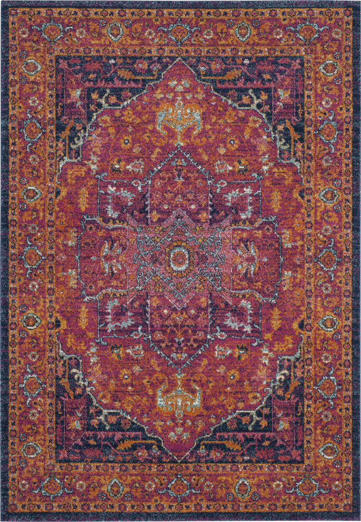 Safavieh Evoke EVK275S Fuchsia/Orange Area Rug main image