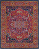 Safavieh Evoke EVK275S Fuchsia/Orange Area Rug 