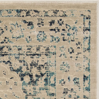 Safavieh Evoke EVK508F Beige/Turquoise Area Rug 