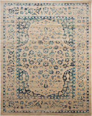 Safavieh Evoke EVK508F Beige/Turquoise Area Rug 