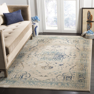 Safavieh Evoke EVK509F Beige/Turquoise Area Rug  Feature