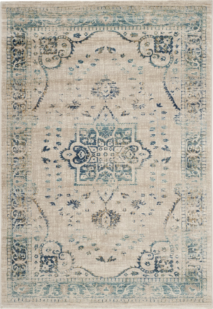 Safavieh Evoke EVK509F Beige/Turquoise Area Rug main image
