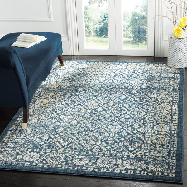 Safavieh Evoke EVK511A Navy/Gold Area Rug Incredible Rugs and Decor