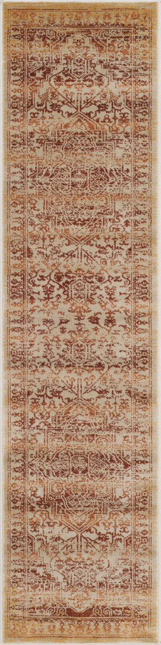 Safavieh Evoke EVK516R Rust/Creme Area Rug 