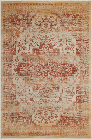 Safavieh Evoke EVK516R Rust/Creme Area Rug 