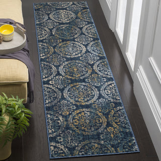 Safavieh Evoke EVK517D Navy/Creme Area Rug 