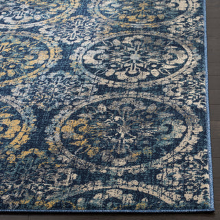 Safavieh Evoke EVK517D Navy/Creme Area Rug 