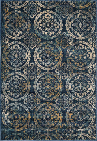 Safavieh Evoke EVK517D Navy/Creme Area Rug main image