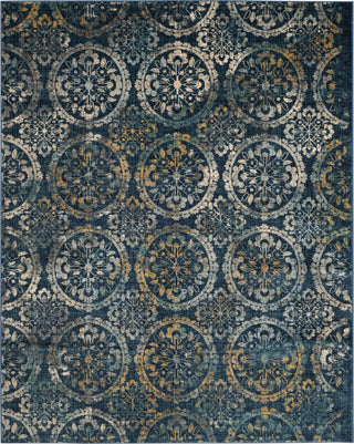 Safavieh Evoke EVK517D Navy/Creme Area Rug 