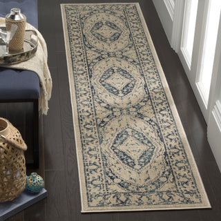 Safavieh Evoke EVK518C Beige/Navy Area Rug 