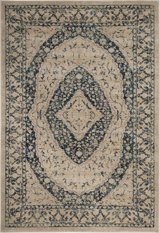 Safavieh Evoke EVK518C Beige/Navy Area Rug main image