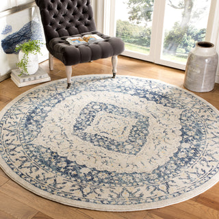 Safavieh Evoke EVK518C Beige/Navy Area Rug 