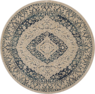 Safavieh Evoke EVK518C Beige/Navy Area Rug 