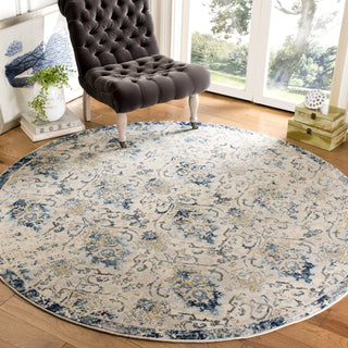 Safavieh Evoke EVK519C Beige/Navy Area Rug 