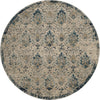 Safavieh Evoke EVK519C Beige/Navy Area Rug 