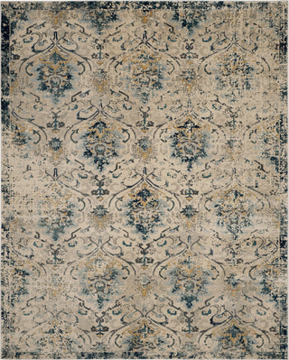 Safavieh Evoke EVK519C Beige/Navy Area Rug 