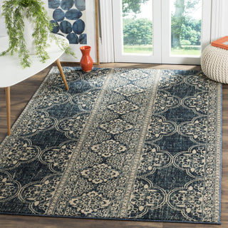 Safavieh Evoke EVK520D Royal/Ivory Area Rug  Feature