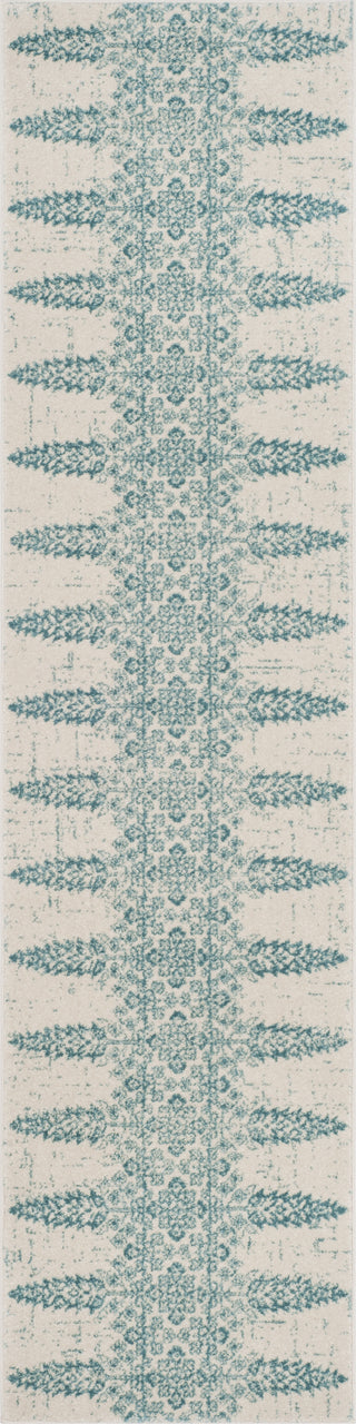 Safavieh Evoke EVK521F Ivory/Teal Area Rug 