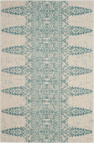 Safavieh Evoke EVK521F Ivory/Teal Area Rug 