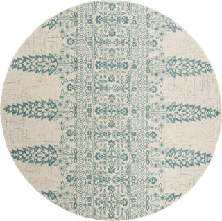 Safavieh Evoke EVK521F Ivory/Teal Area Rug 