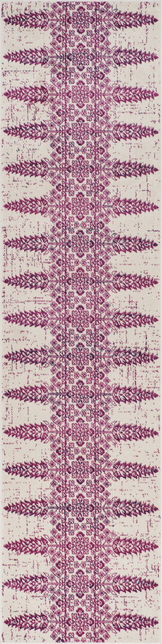 Safavieh Evoke EVK521K Ivory/Fuchsia Area Rug 