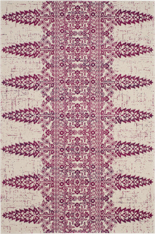 Safavieh Evoke EVK521K Ivory/Fuchsia Area Rug 