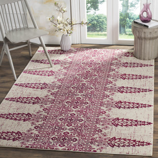 Safavieh Evoke EVK521K Ivory/Fuchsia Area Rug  Feature