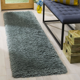 Safavieh Flokati Shag FLK950M Blue Area Rug 