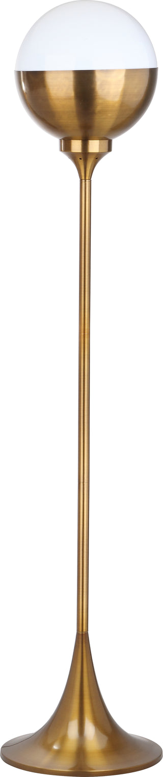 Safavieh Renato 635-Inch H Floor Lamp Brass Gold Mirror 