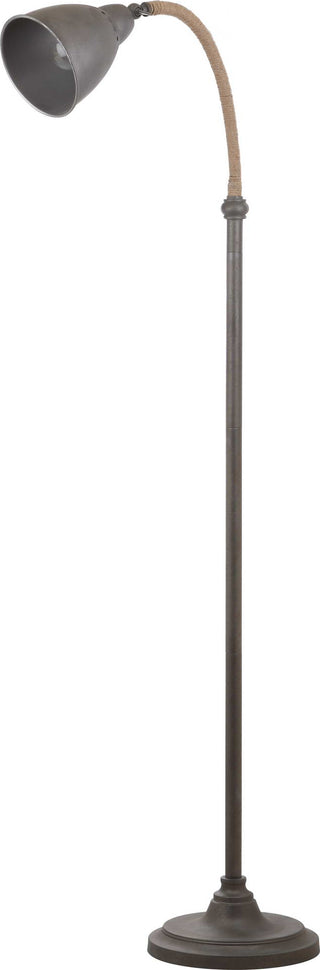 Safavieh Naldo 60-Inch H Floor Lamp Dark Grey Mirror 