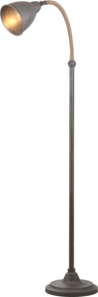 Safavieh Naldo 60-Inch H Floor Lamp Dark Grey Mirror main image