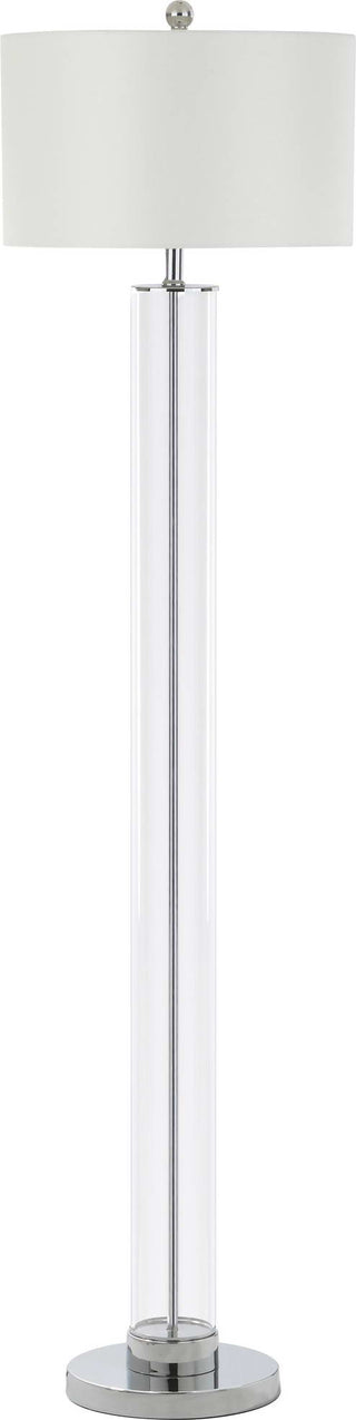 Safavieh Lovato 64-Inch H Floor Lamp Clear 