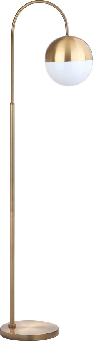 Safavieh Jonas 555-Inch H Floor Lamp Brass Gold Mirror 