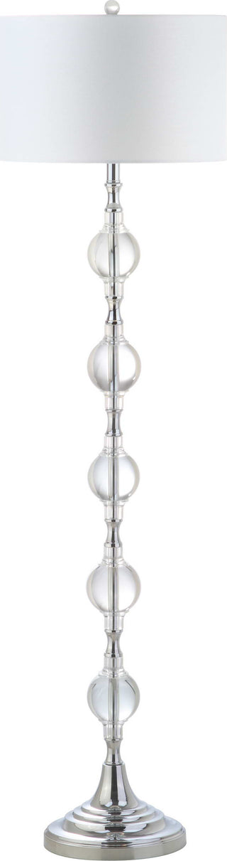 Safavieh Lucida Floor Lamp Chrome/Clear Mirror 