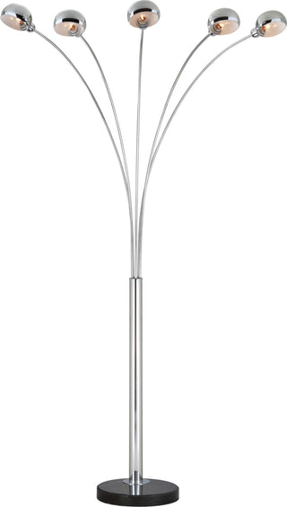 Safavieh Gerrit Arc Floor Lamp Chrome Mirror main image