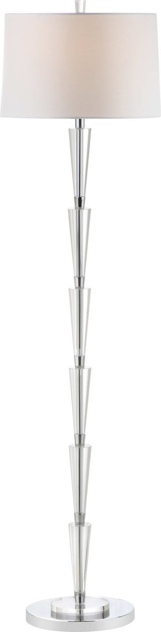 Safavieh Stellan Floor Lamp Chrome/Clear main image