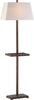 Safavieh Breccan Tray Floor Lamp Brown Mirror main image