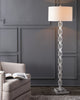 Safavieh Elodie Metal Ring Floor Lamp Silver Leaf  Feature