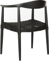 Safavieh Bandelier Arm Chair Black Furniture 