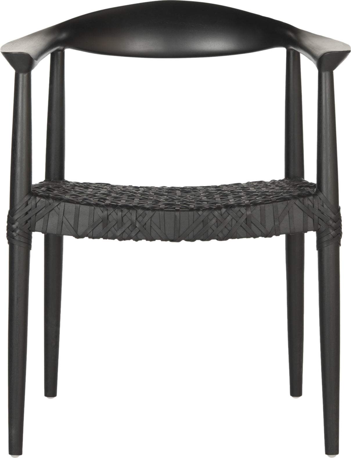 Safavieh Bandelier Arm Chair Black Furniture main image