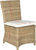 Safavieh Sebesi 17''H Rattan Side Chair Natural Furniture 